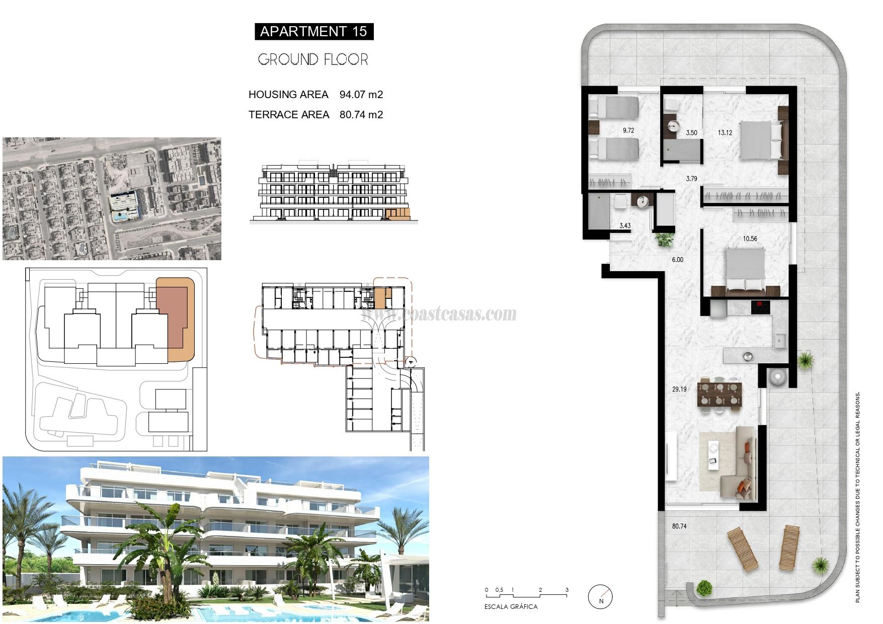 Venta de apartamento en Orihuela