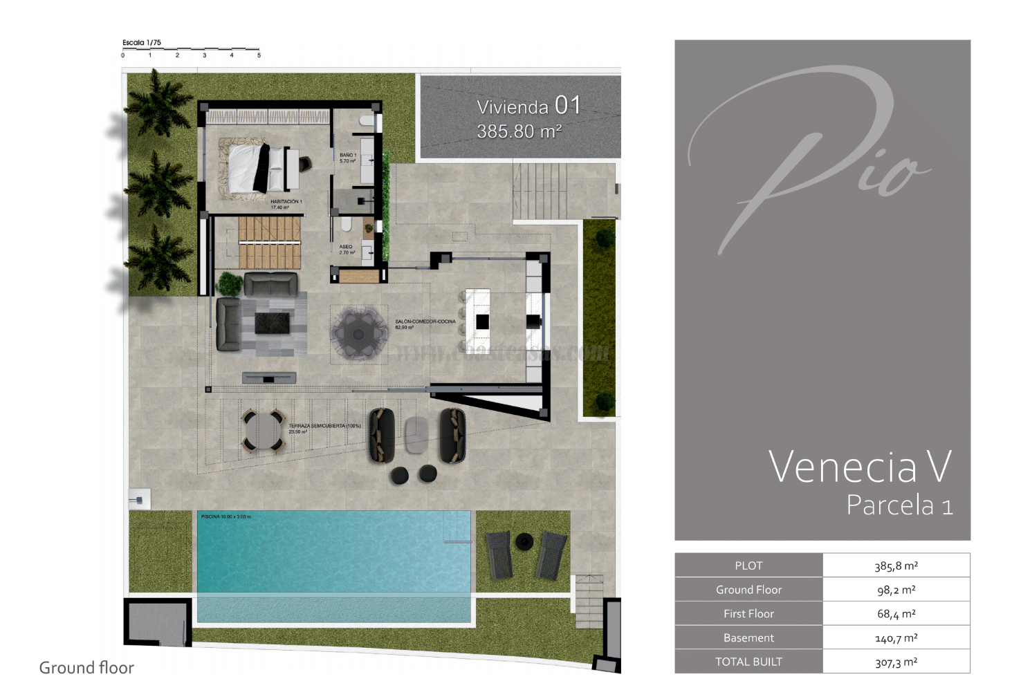 Venta de villa en Polop