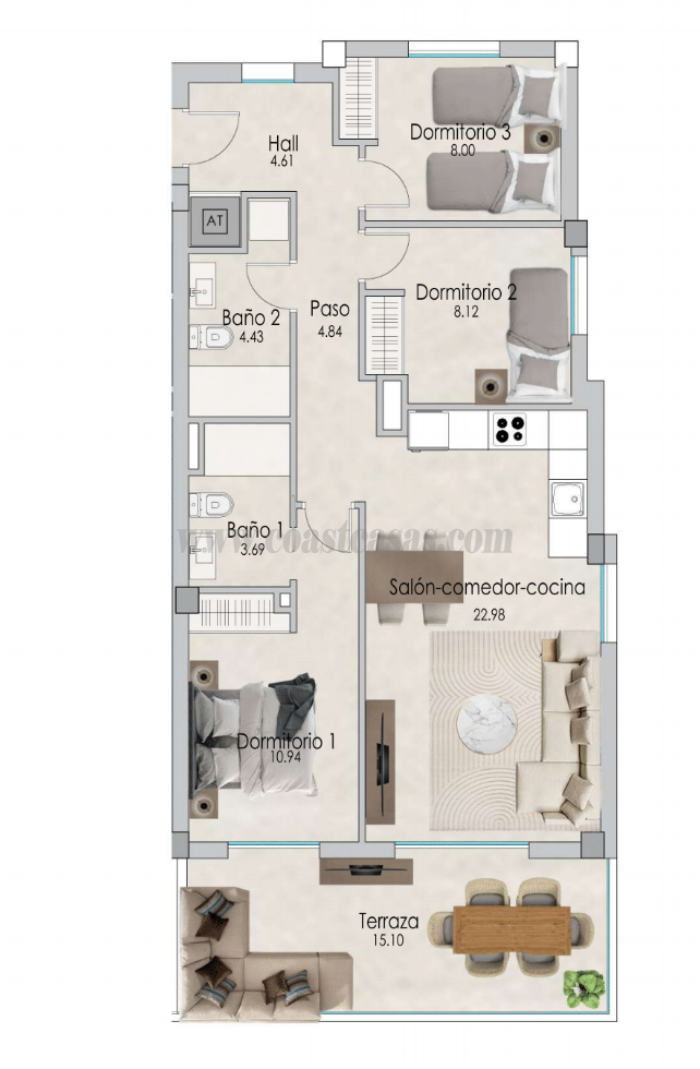 Venta de apartamento en Santa Pola