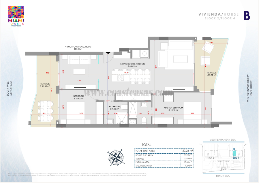 Venta de apartamento en La Manga Del Mar Menor