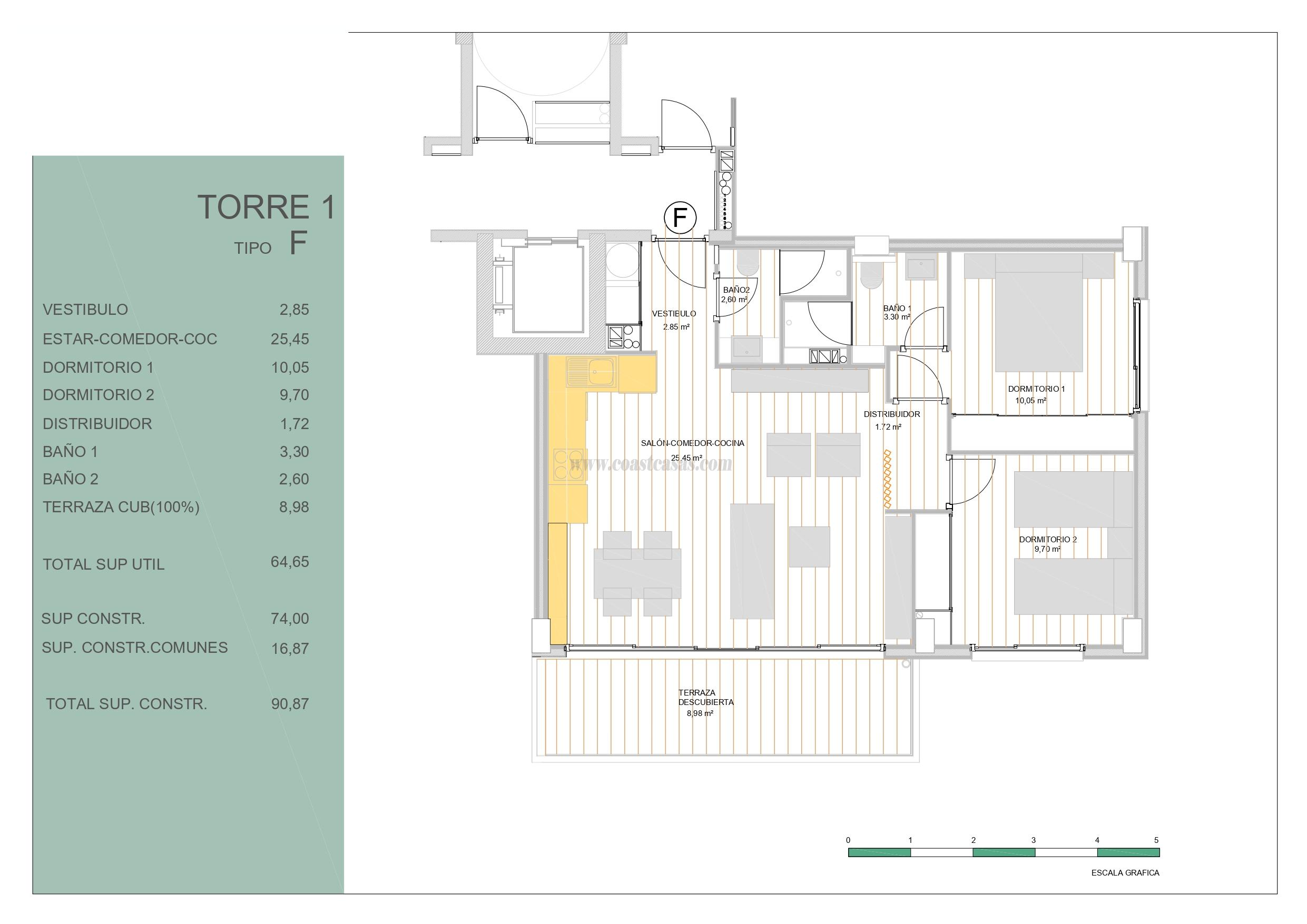 Venta de apartamento en Guardamar del Segura