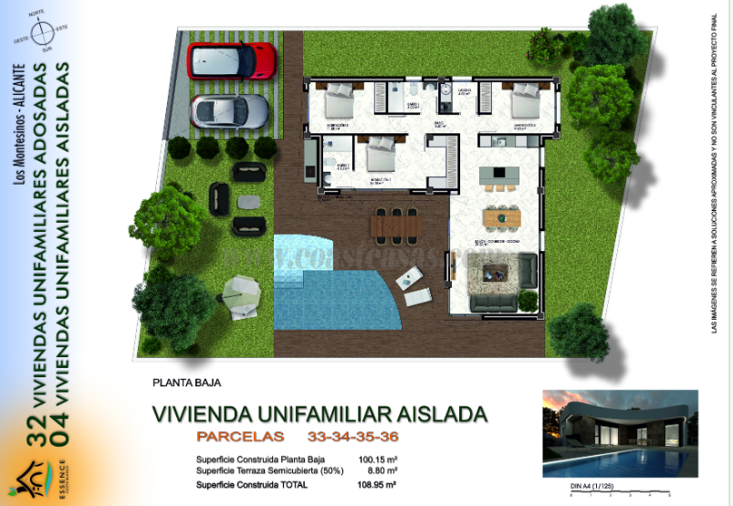For sale of villa in Los Montesinos