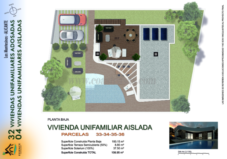 For sale of villa in Los Montesinos