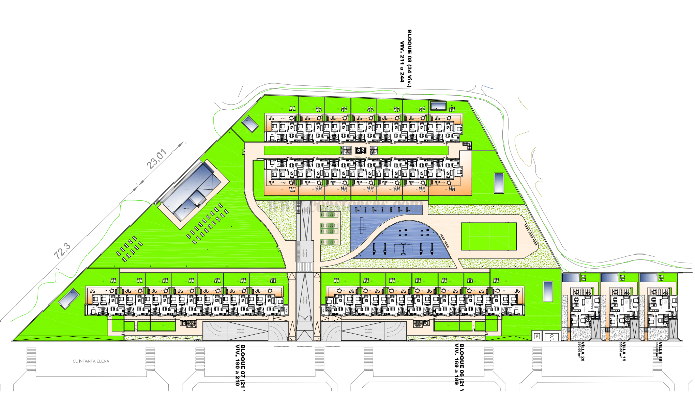 For sale of apartments in Los Alcázares