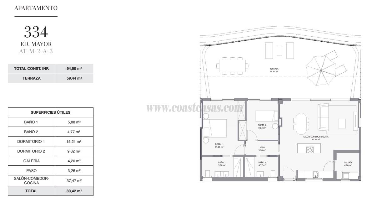 Venta de apartamento en Alfaz del Pi