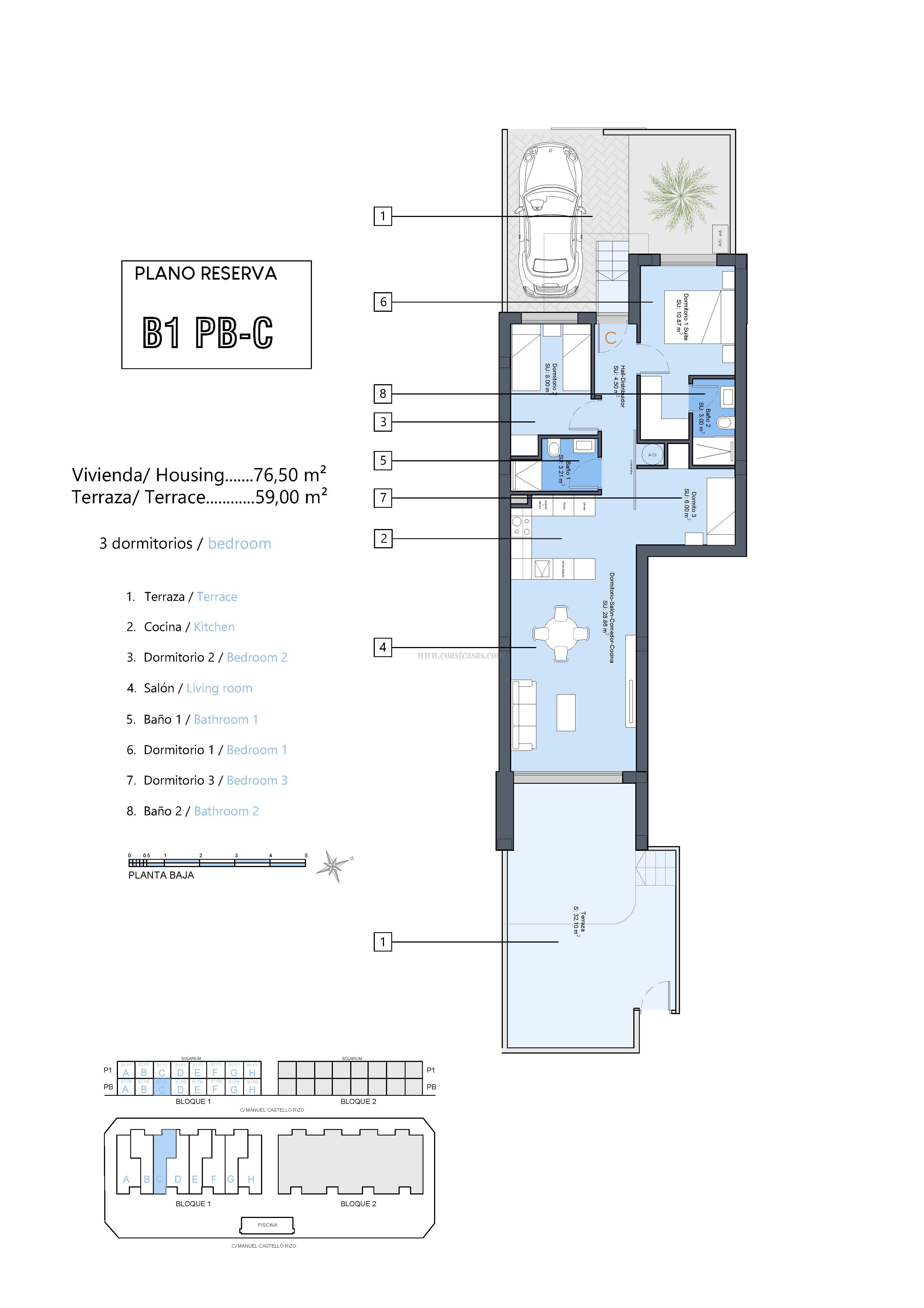 Venta de apartamento en Dolores