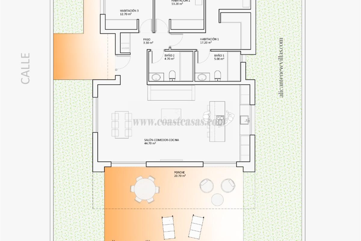 Venta de villa en Hondón de las Nieves