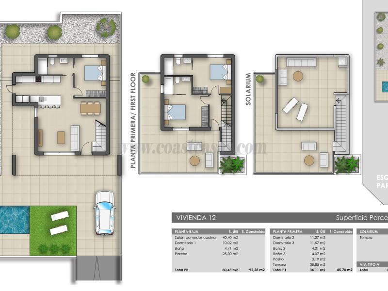 Venta de villa en Pilar de la Horadada