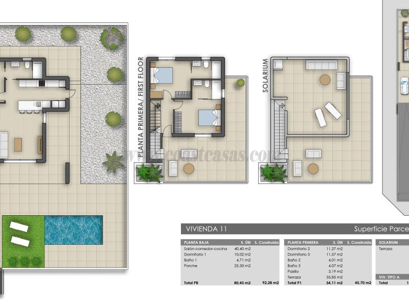 Venta de villa en Pilar de la Horadada