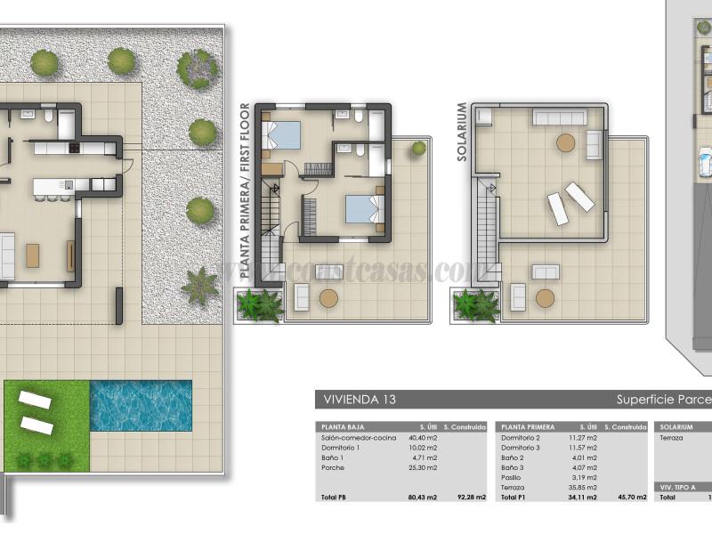 Venta de villa en Pilar de la Horadada