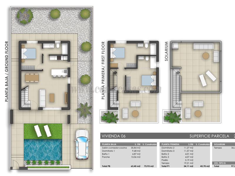 Venta de villa en Pilar de la Horadada