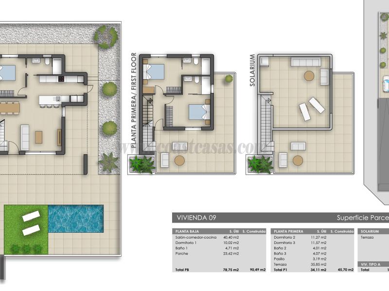 Venta de villa en Pilar de la Horadada