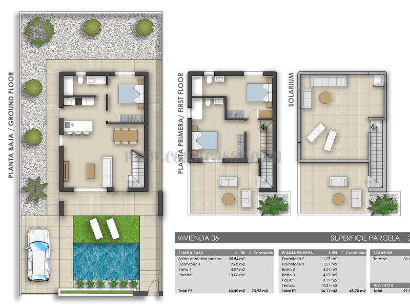 Venta de villa en Pilar de la Horadada