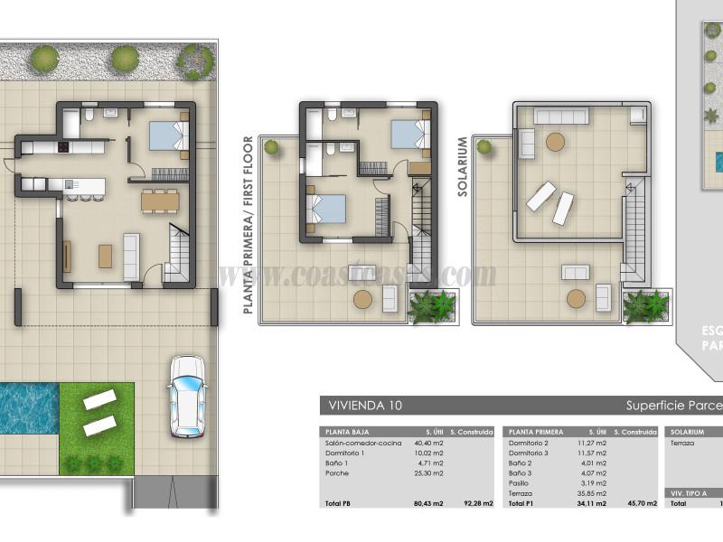 Venta de villa en Pilar de la Horadada