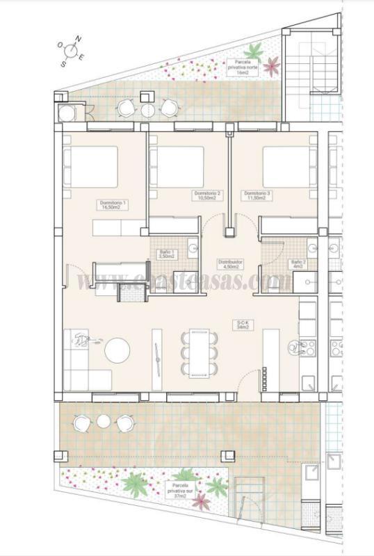 Venta de bungalow en Hondón de las Nieves