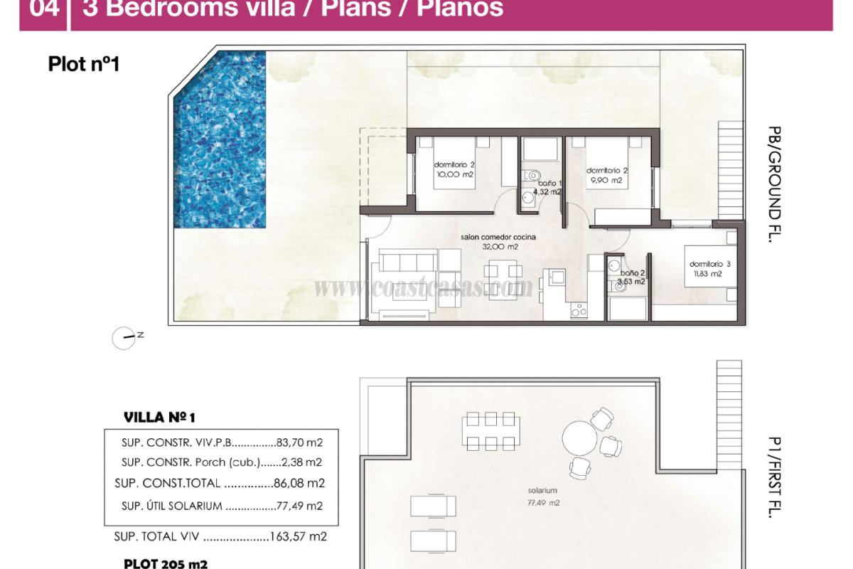 Venta de villa en Pilar de la Horadada