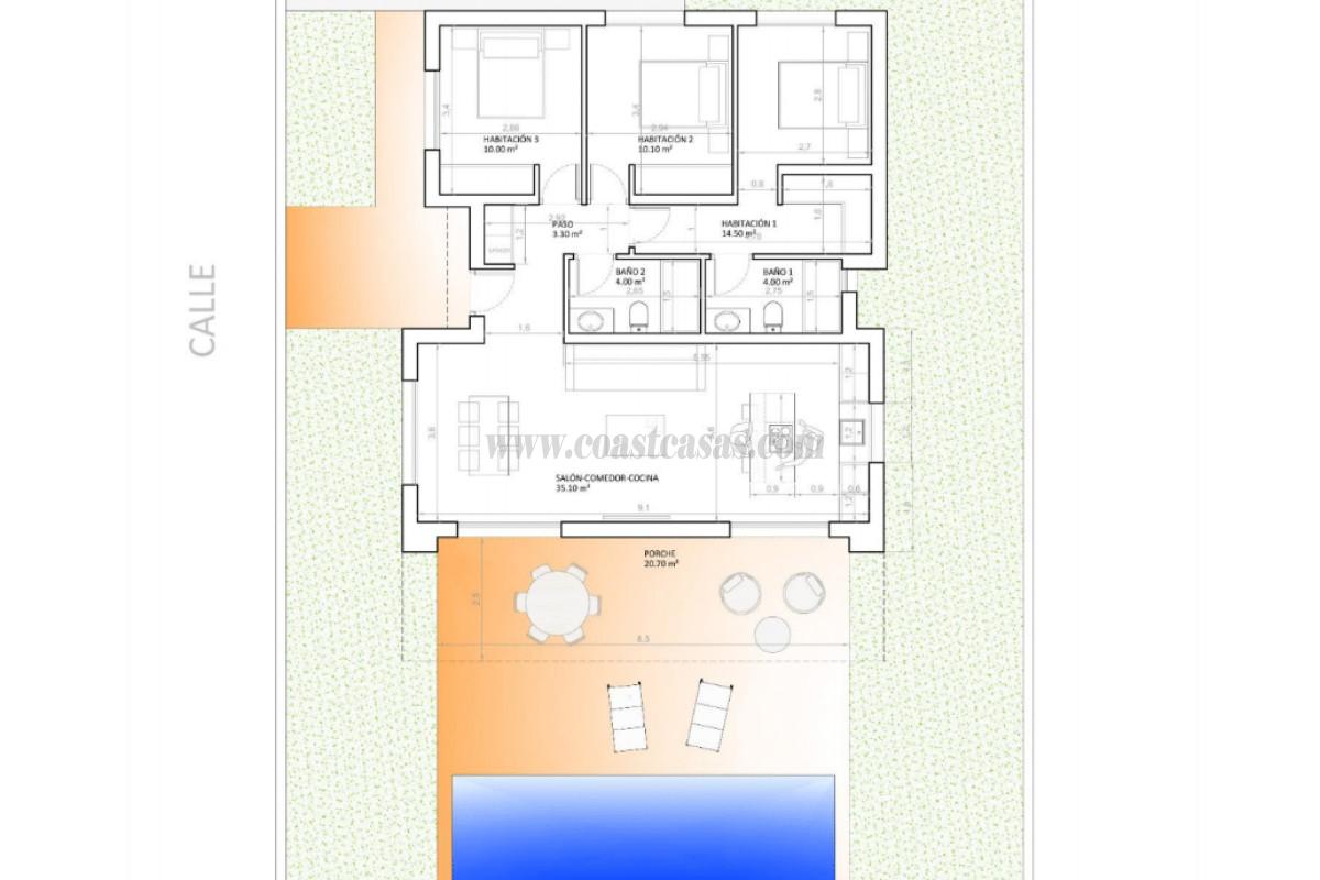 Venta de villa en Monforte del Cid