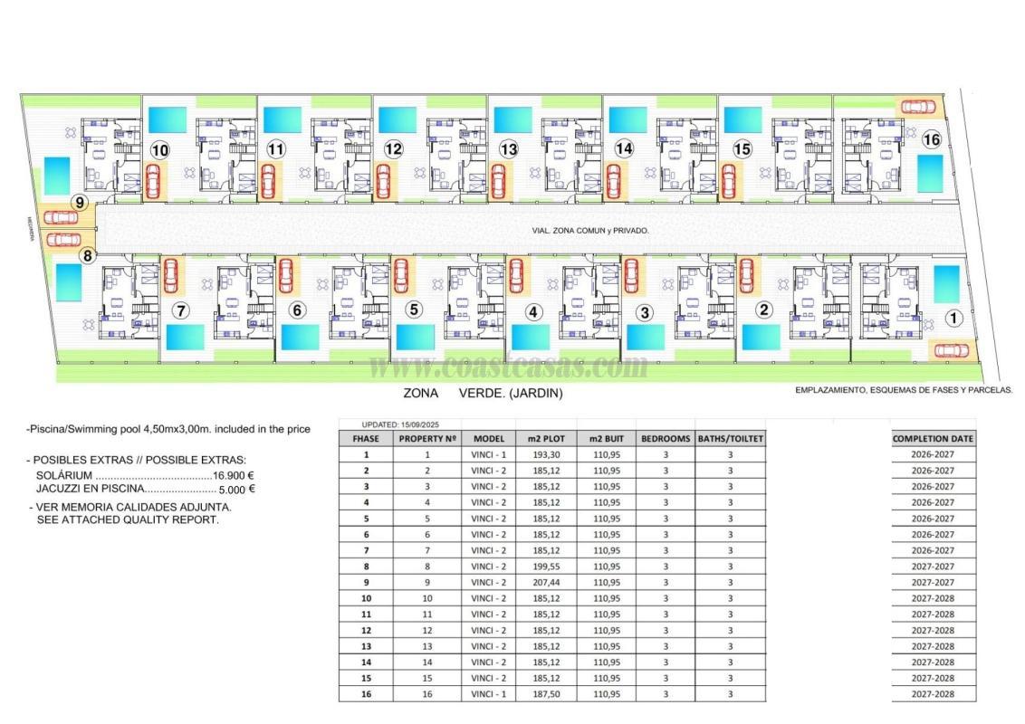 Venta de villa en Los Montesinos