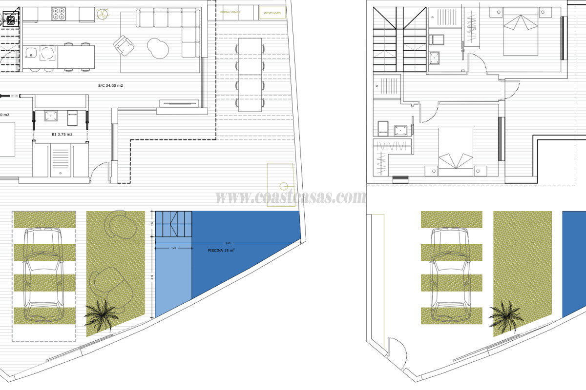 Venta de villa en San Pedro del Pinatar