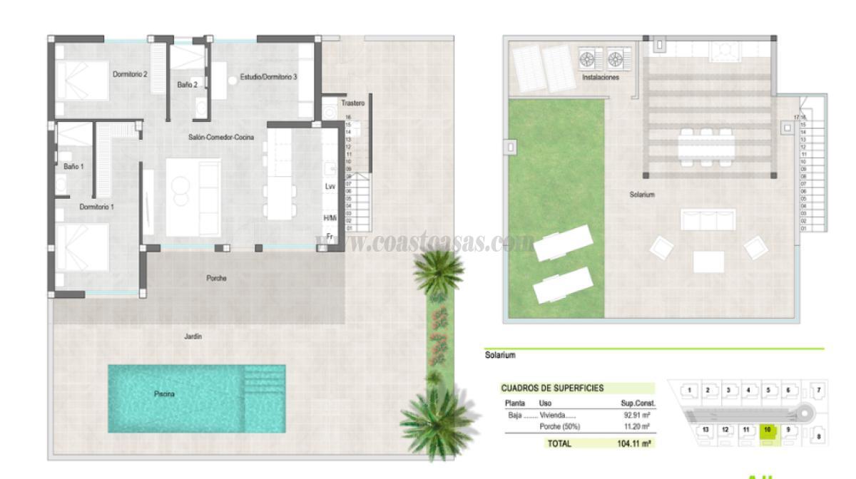 Venta de villa en Alhama de Murcia
