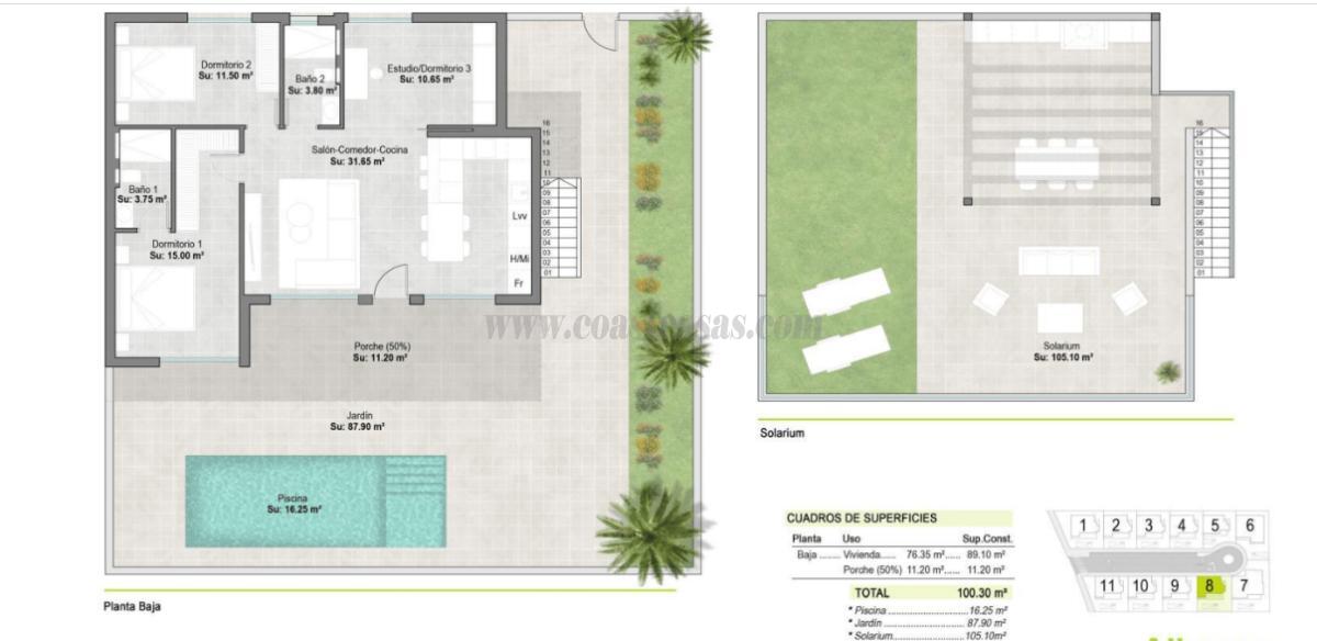 Venta de villa en Alhama de Murcia