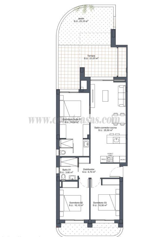 Venta de bungalow en Ciudad Quesada