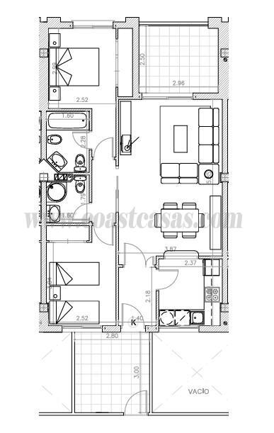 For sale of apartment in Orihuela Costa