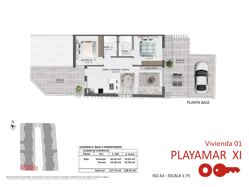 Venta de apartamento en Pilar de la Horadada
