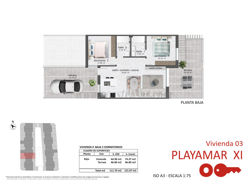 Venta de apartamento en Pilar de la Horadada