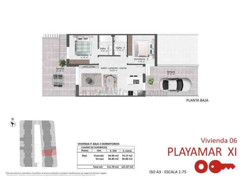 Venta de apartamento en Pilar de la Horadada