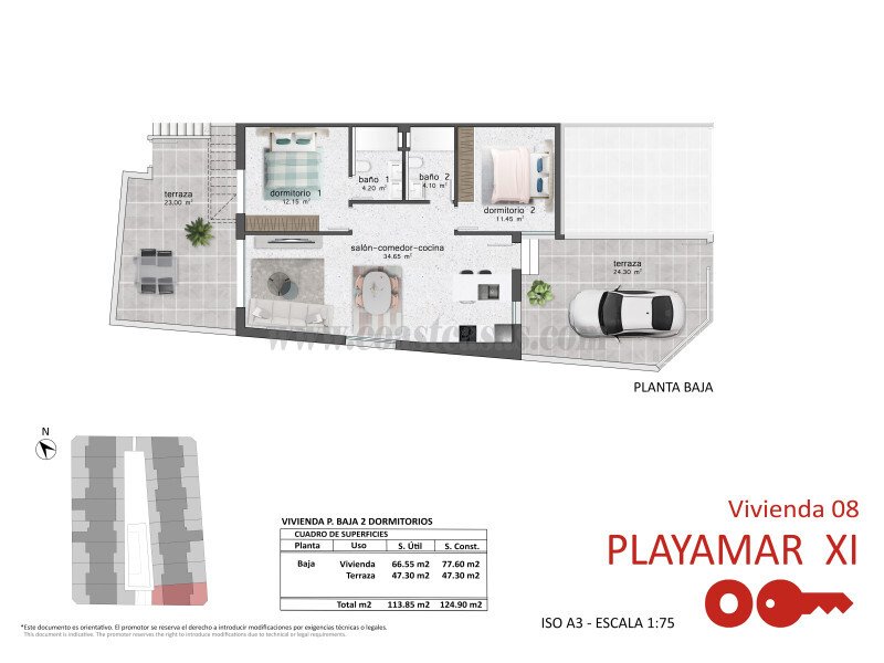 Venta de apartamento en Pilar de la Horadada