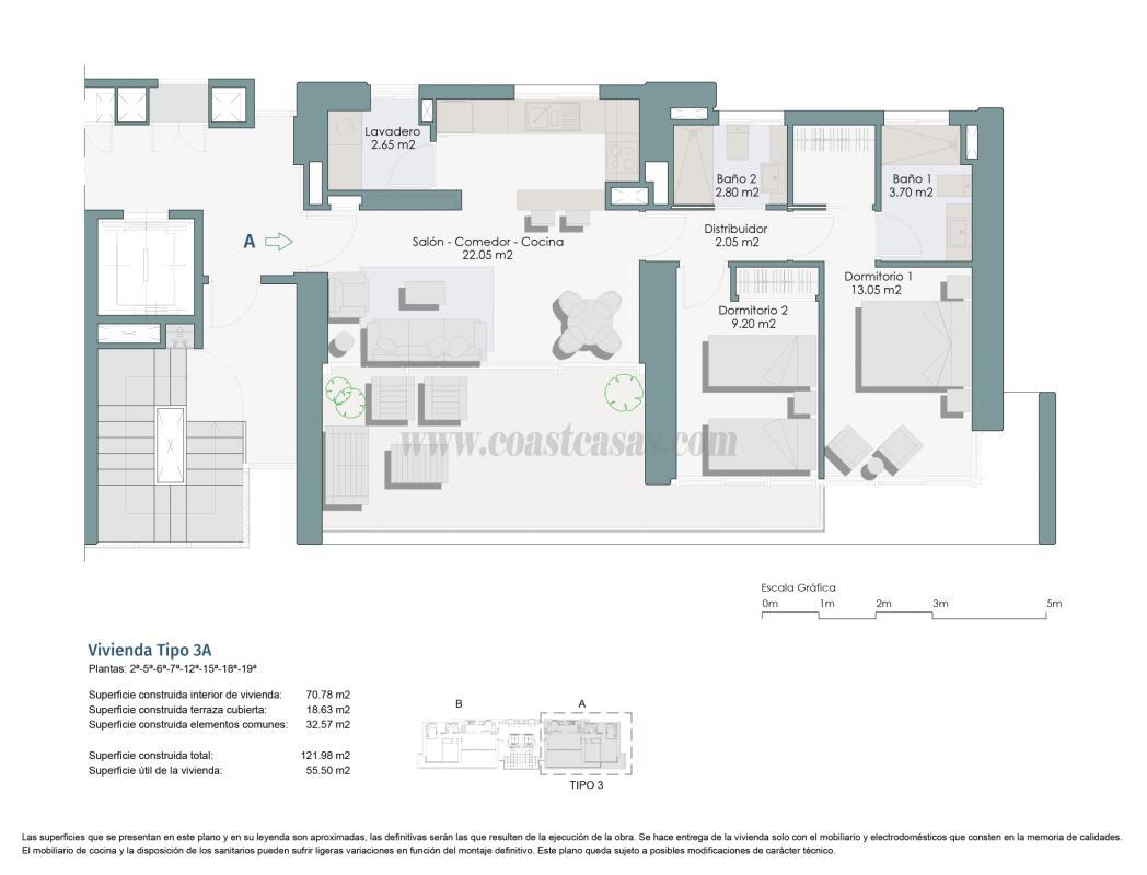 Venta de apartamento en Benidorm