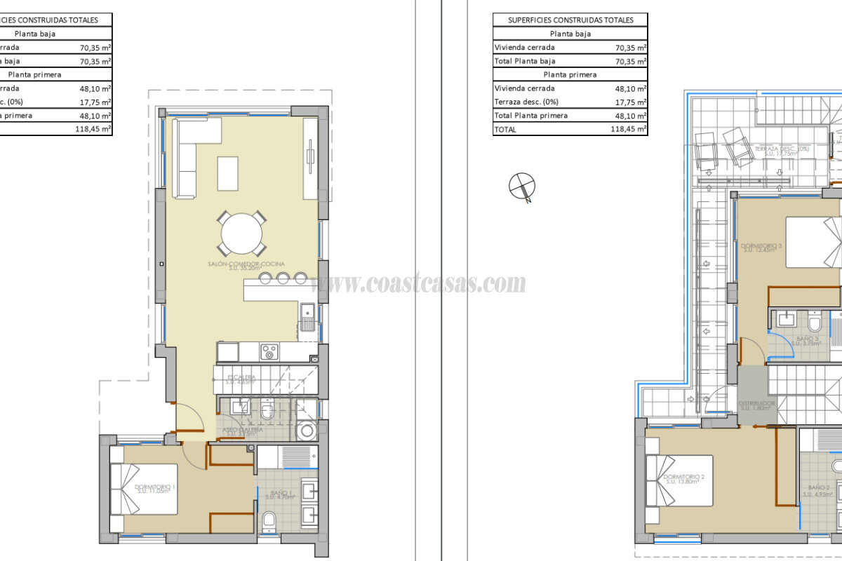 Venta de villa en Pilar de la Horadada