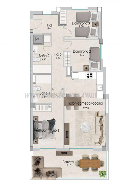 Venta de apartamento en Santa Pola