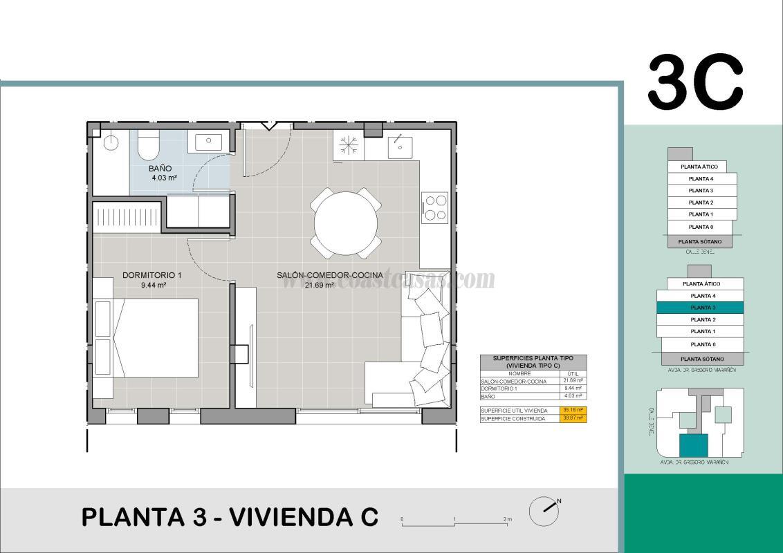 For sale of apartment in Torrevieja