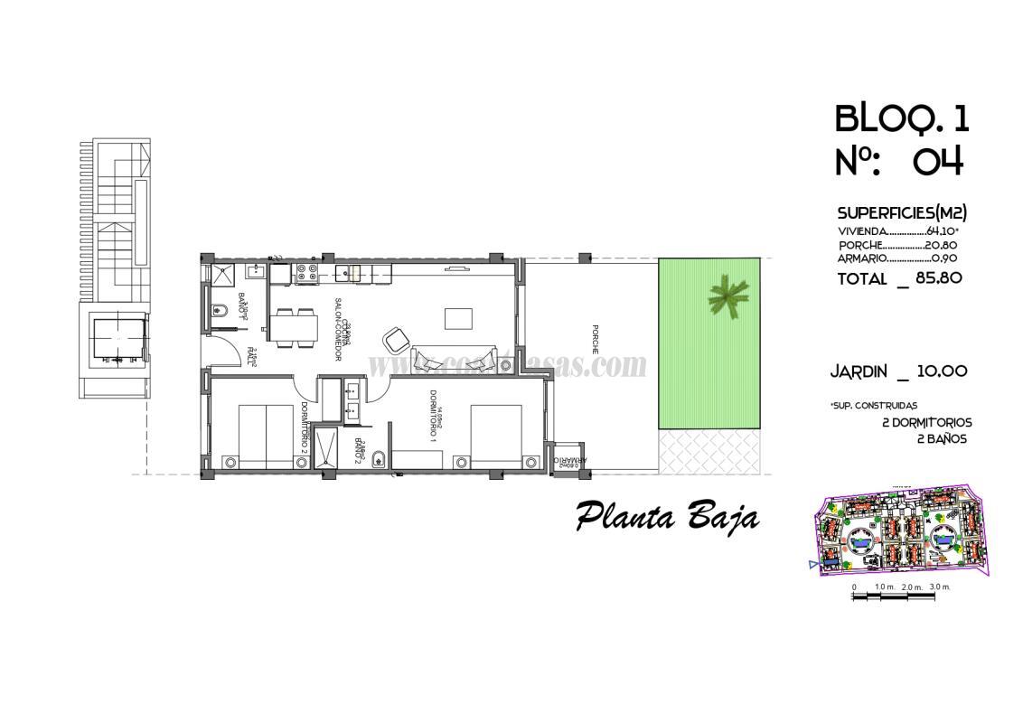 For sale of apartment in Guardamar del Segura