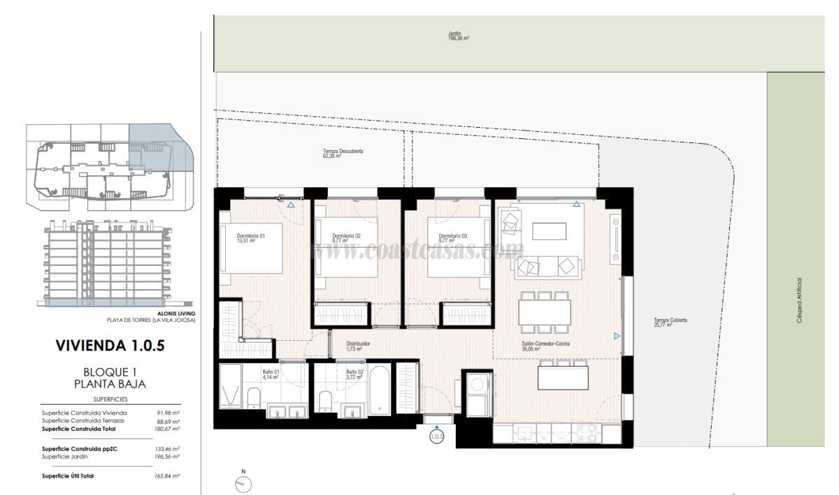Venta de apartamento en Villajoyosa
