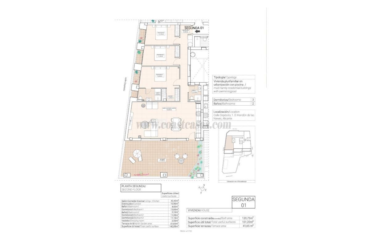Venta de apartamento en Hondón de las Nieves