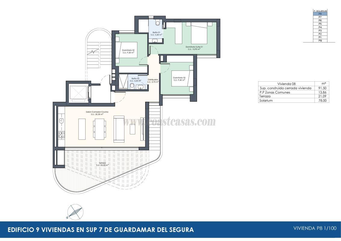 Venta de apartamento en Guardamar del Segura