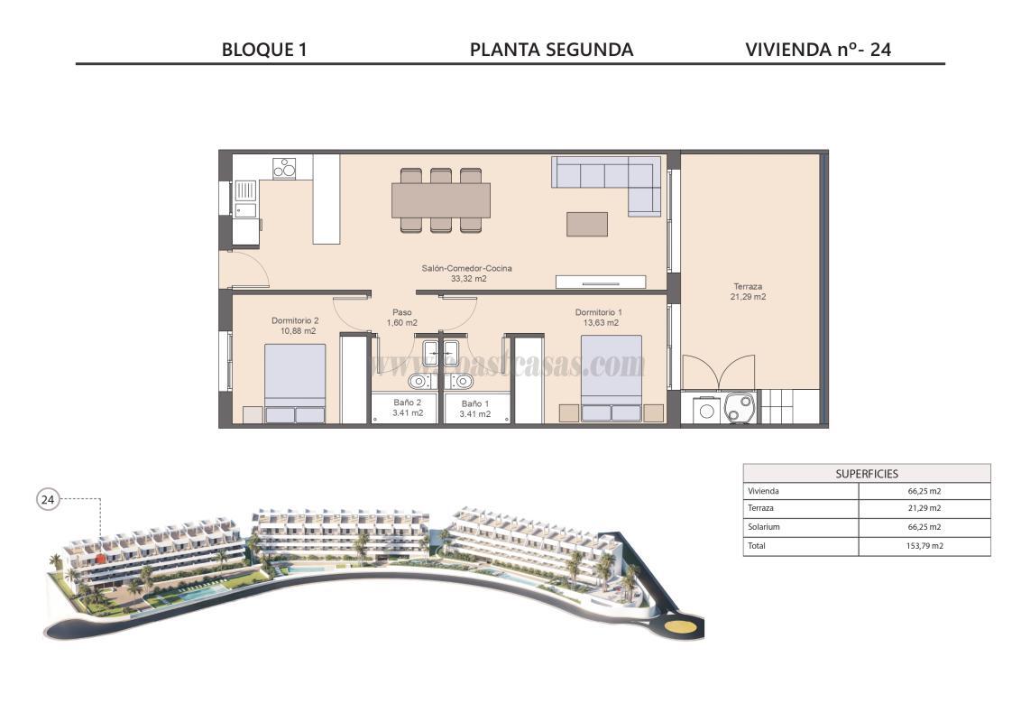 Venta de apartamento en Finestrat