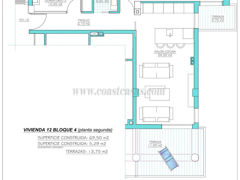 Venta de apartamento en Torre-Pacheco