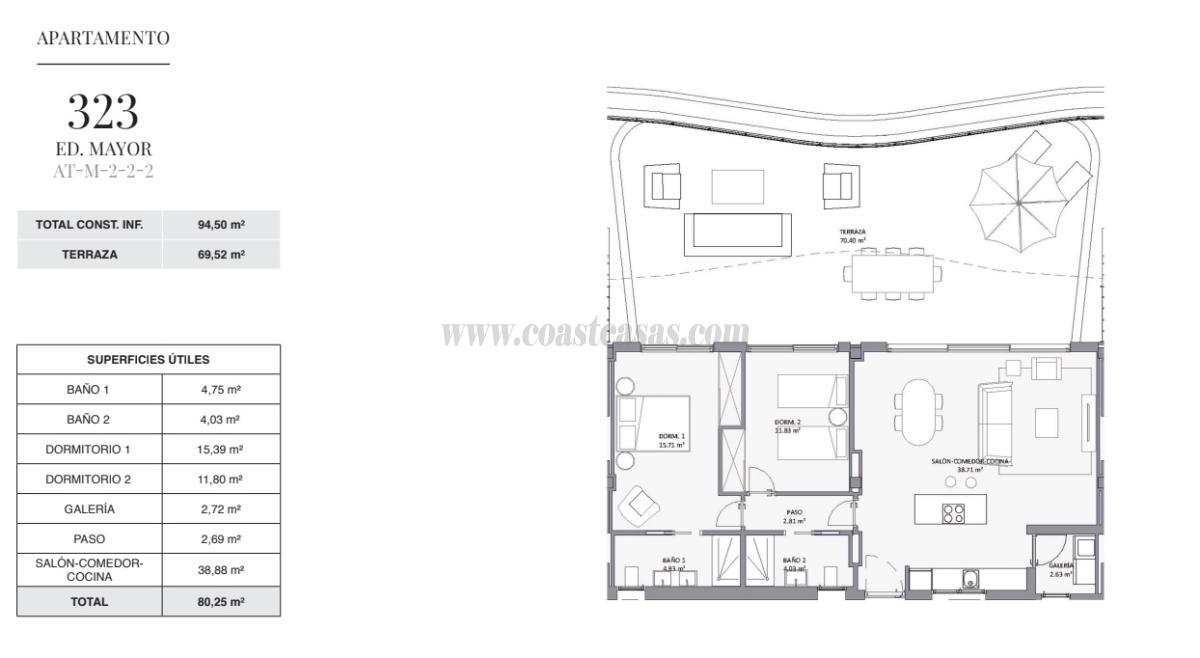Venta de apartamento en Alfaz del Pi