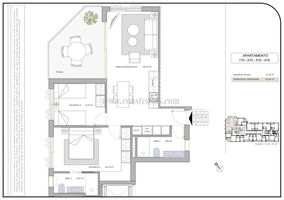 Venta de apartamento en San Pedro del Pinatar
