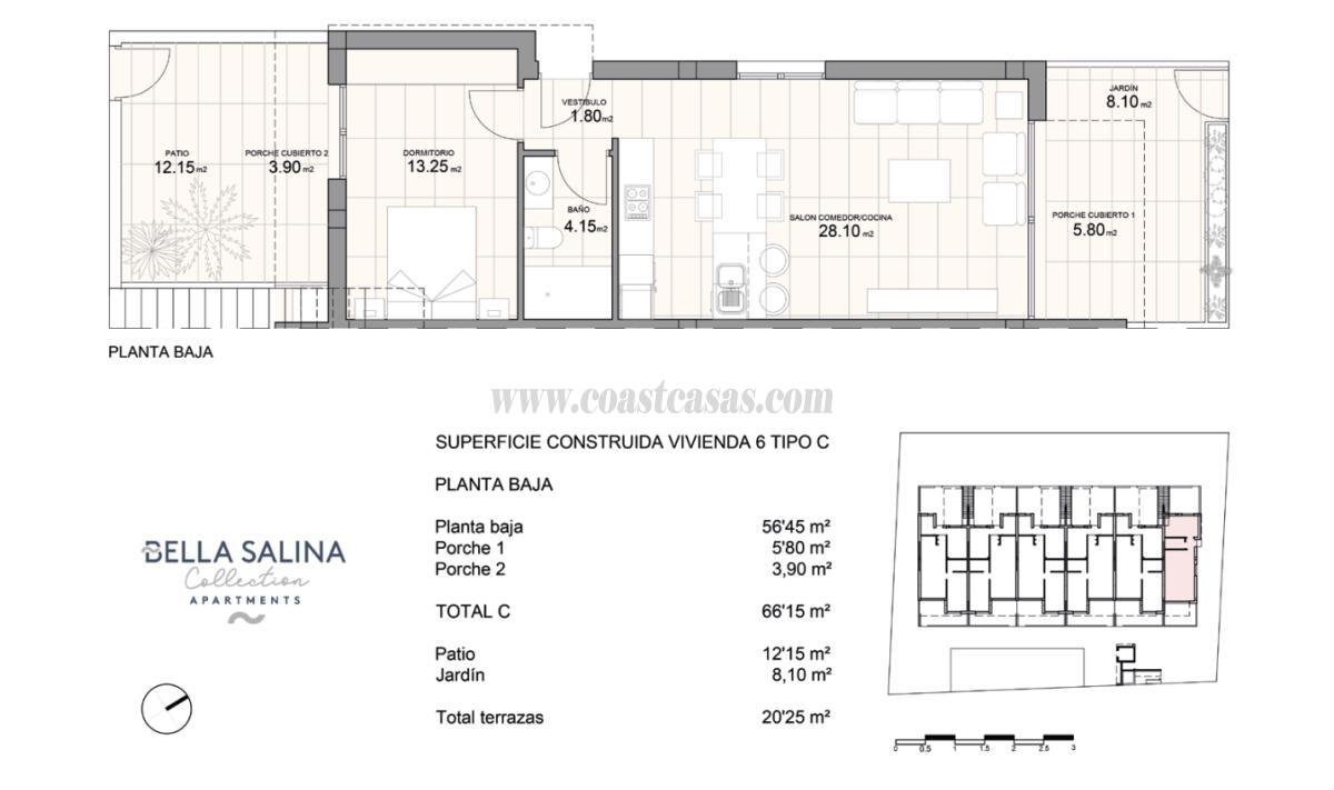 Venta de apartamento en Pilar de la Horadada