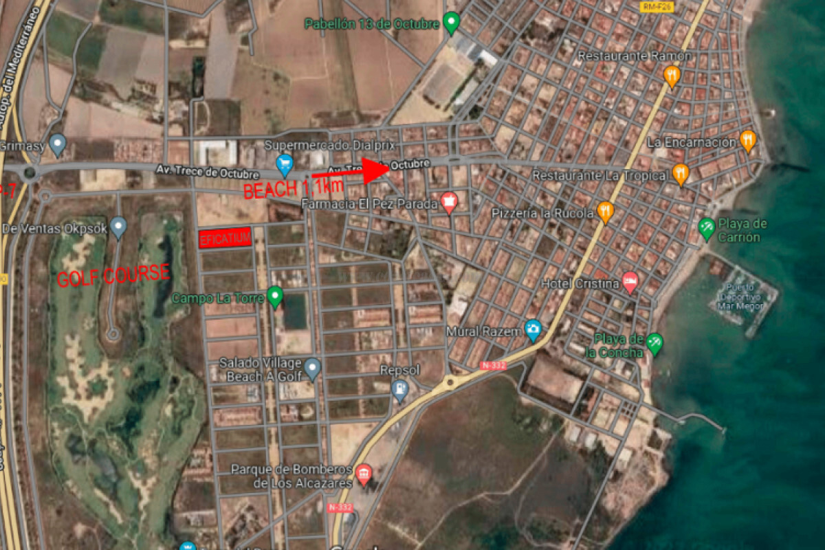 Venta de  en Los Alcázares
