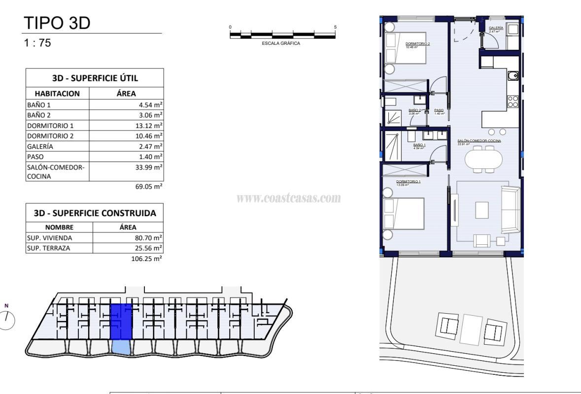 Venta de apartamento en Alfaz del Pi