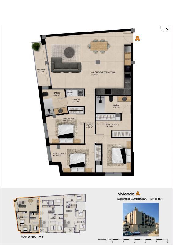 Venta de apartamento en Catral