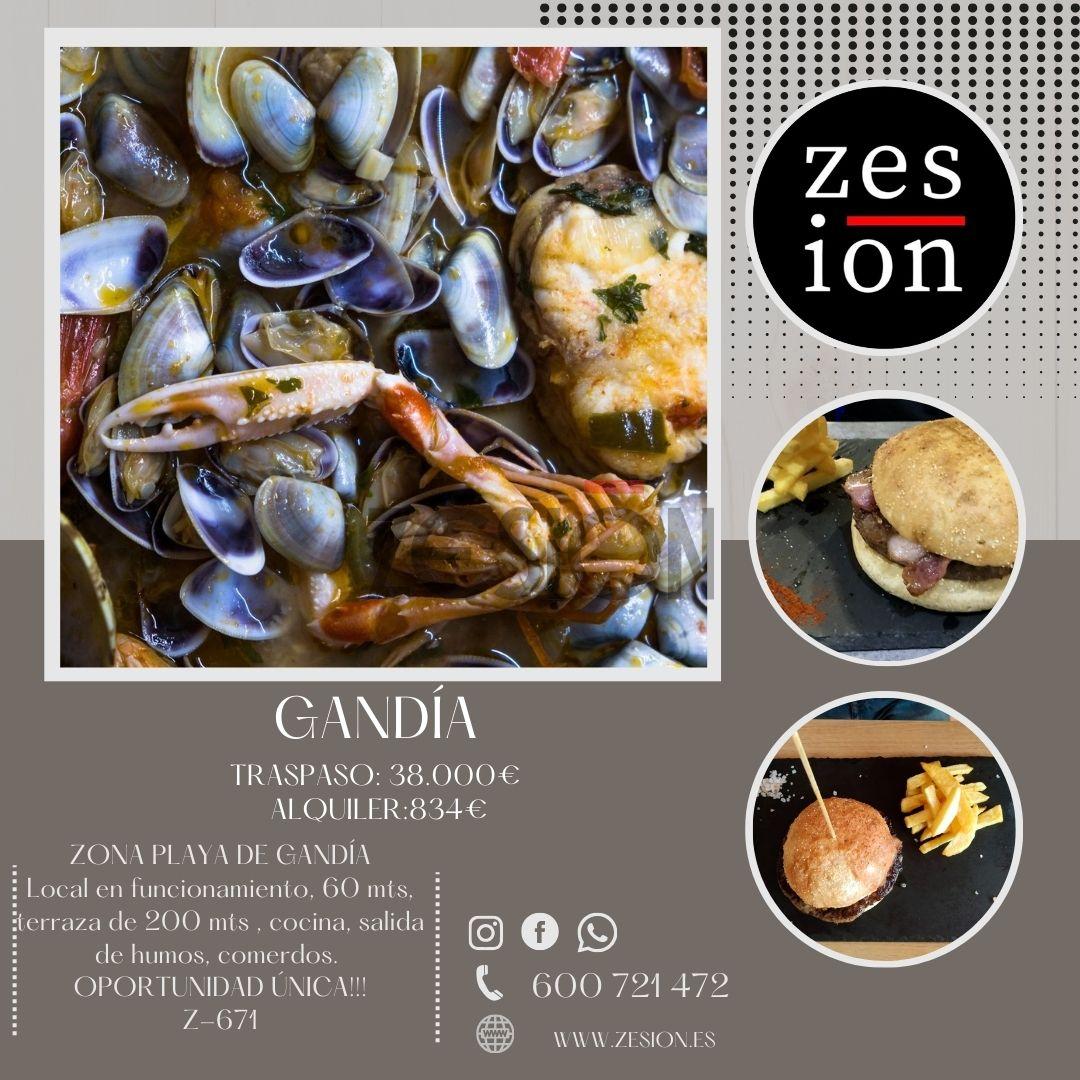For share of commercial in Gandia