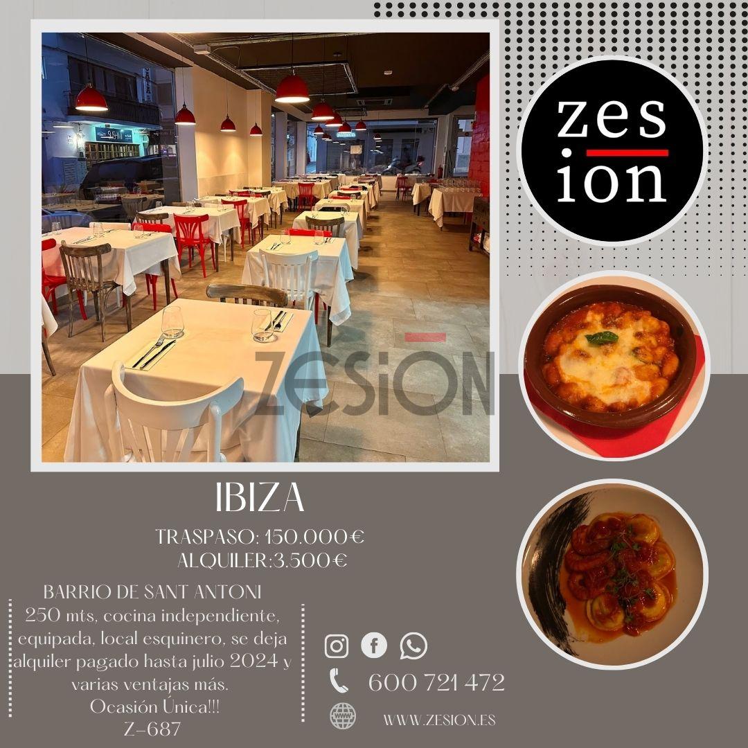 For share of commercial in Ibiza