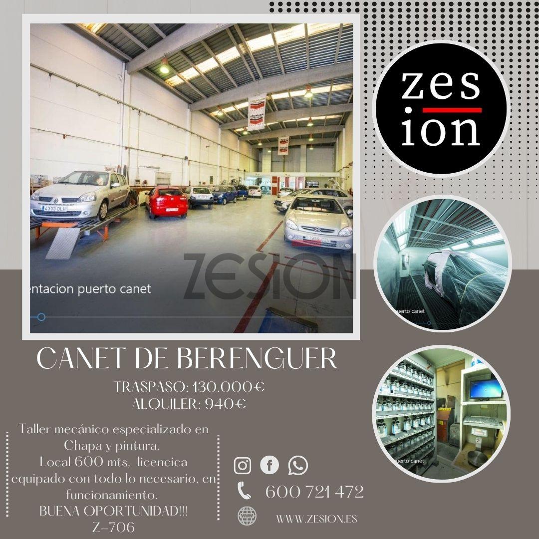 Traspaso de local comercial en Canet d En Berenguer